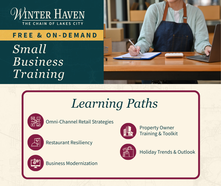 Small Business Training Graphic Learning Paths