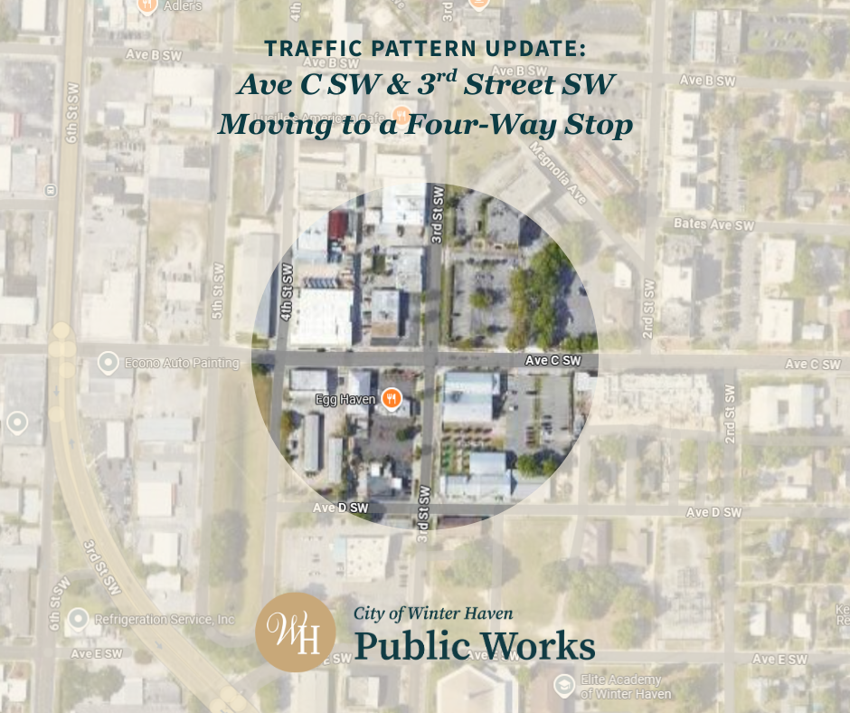 Traffic Pattern Update Ave C SW and 3rd Street SW