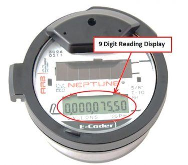 Meter -9 Digit Reading Display